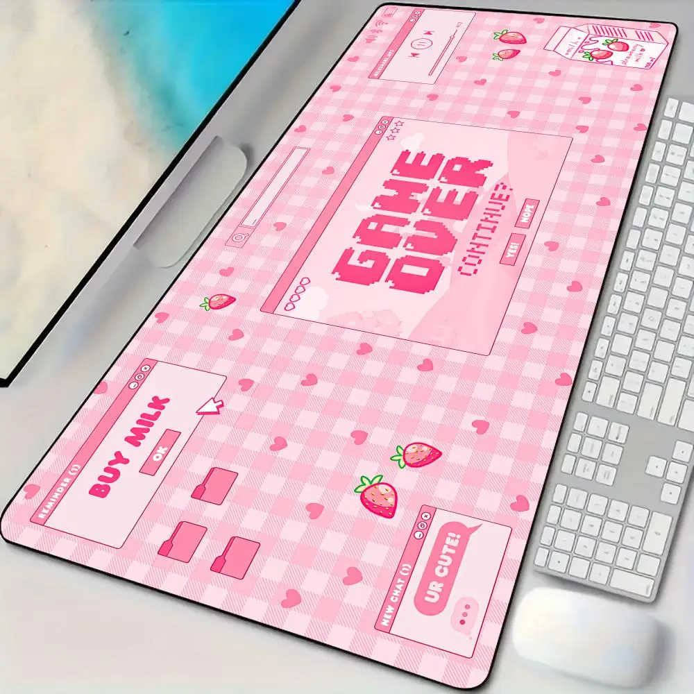 Esports Gaming Maus - Alfombrilla de ratón rosa kawaii para