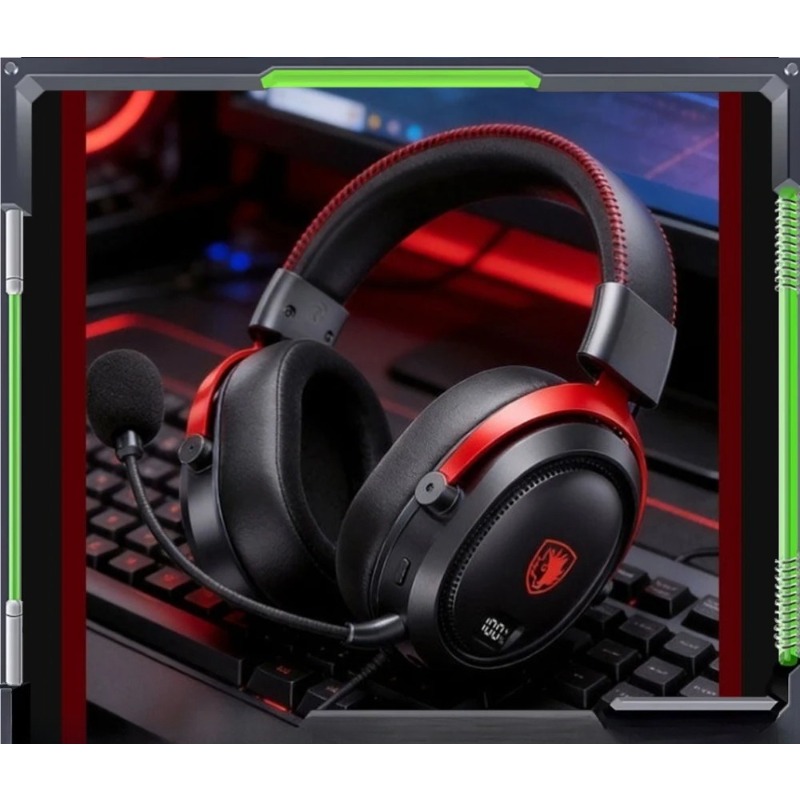 Esports Gaming Bar - Auriculares Inalámbricos SADES Hunting 812, Cuatro
