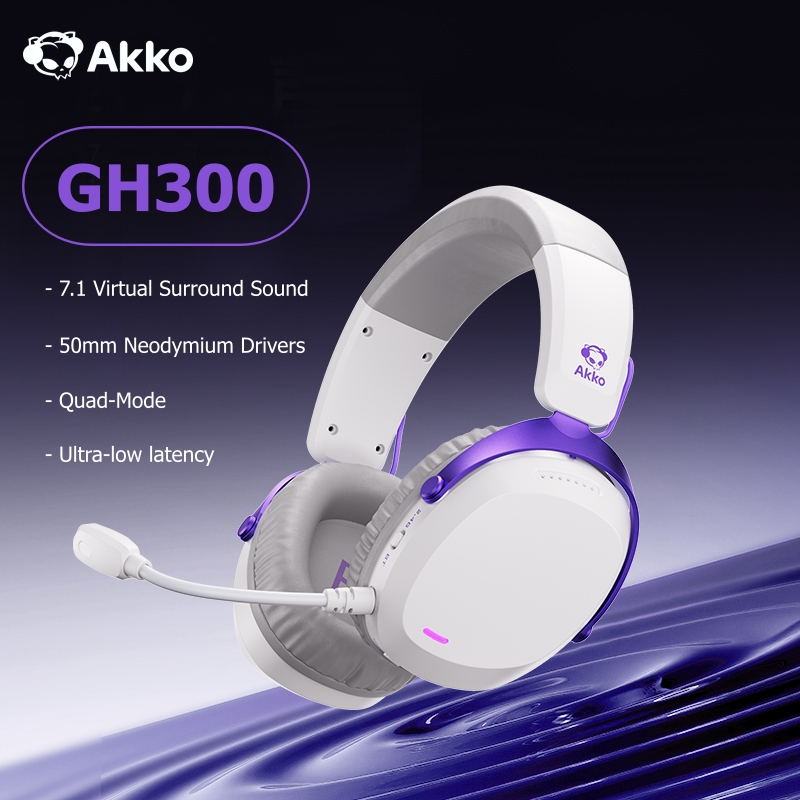 Esports Gaming Bar - Akko GH300 Auriculares 7.1 Sonido envolvente