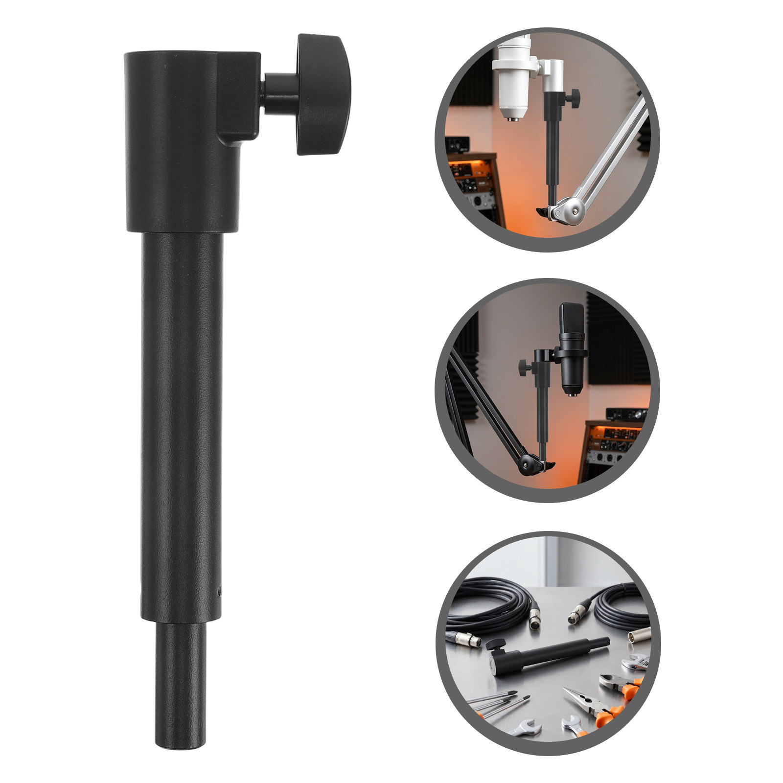 Microphone Arm Boom - Barra de Extensión Corta para Micrófono,