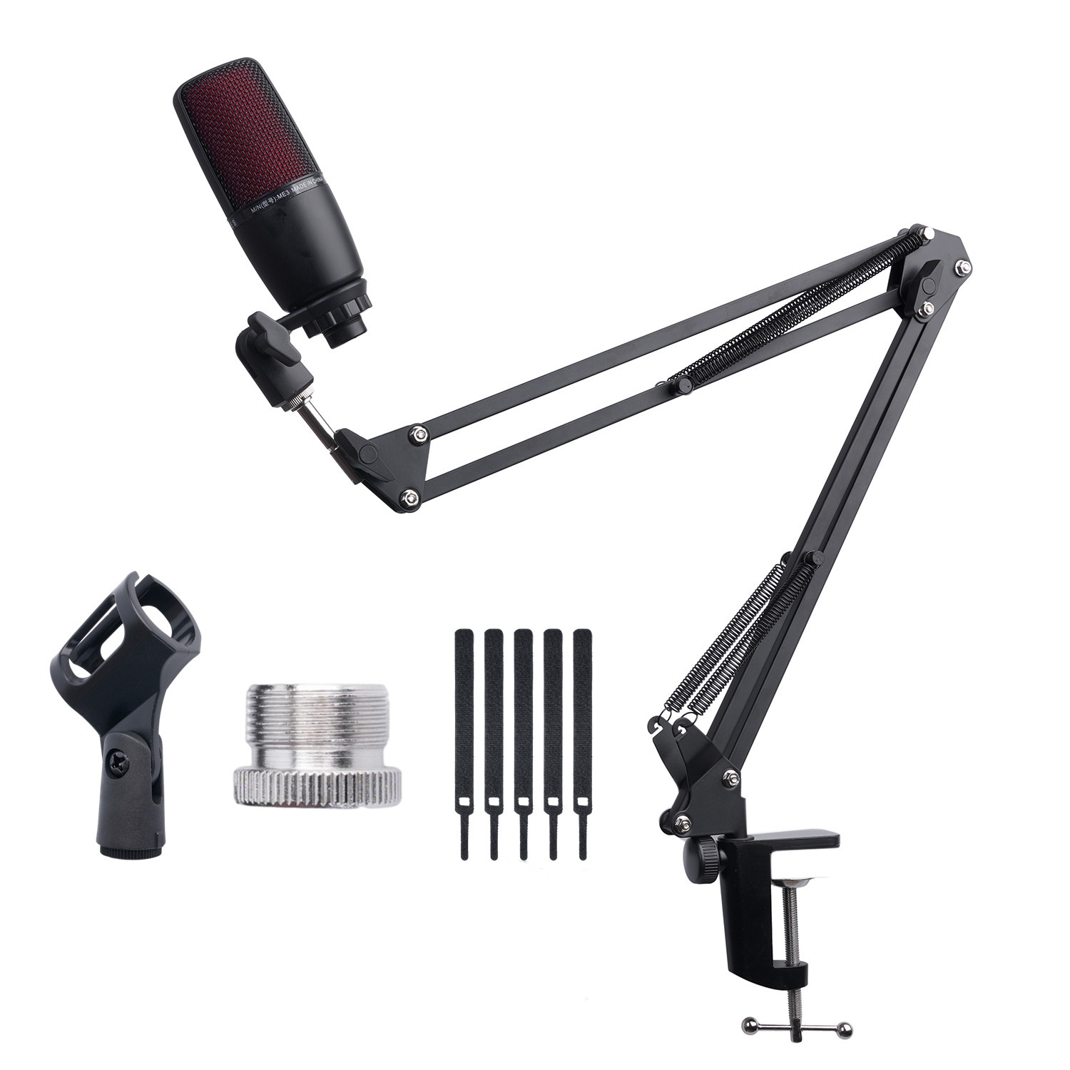 Microphone Arm Boom - Soporte de micrófono de grabación extensible,