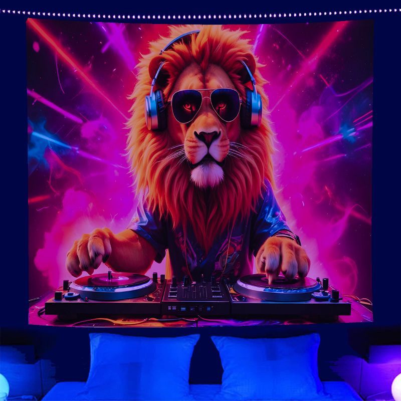 Tapiz de Robot DJ Psicodélico  - Esports Gaming Bar reseña y precio