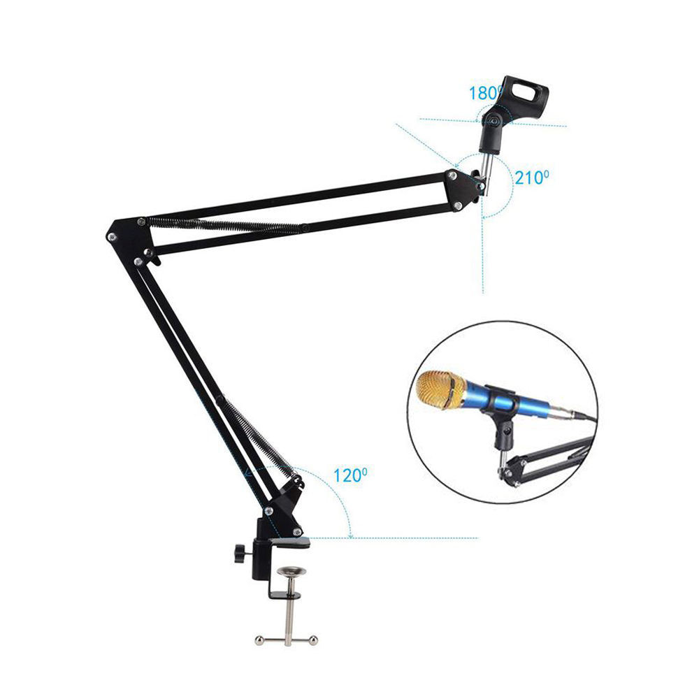 Soporte de micrófono extensibl - Microphone Arm Boom reseña y precio