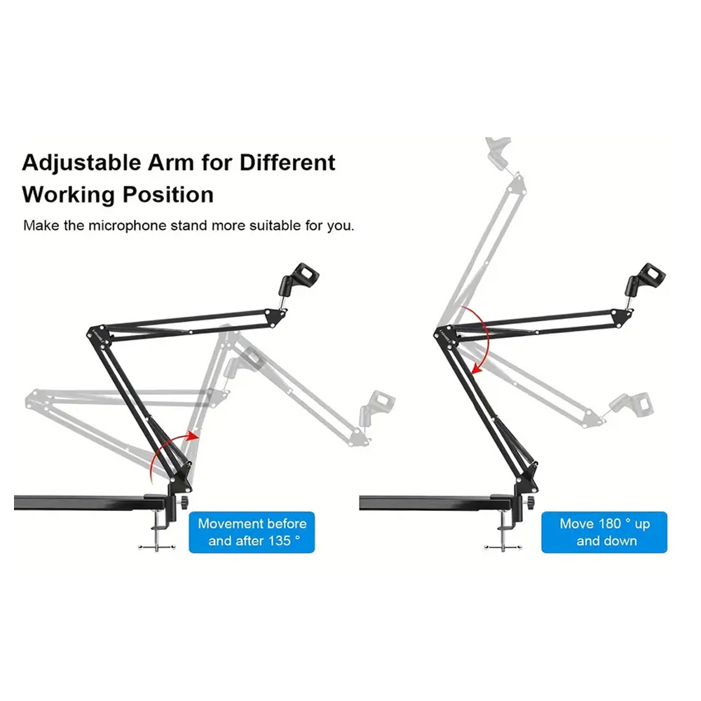Soporte de micrófono extensibl - Microphone Arm Boom reseña y precio
