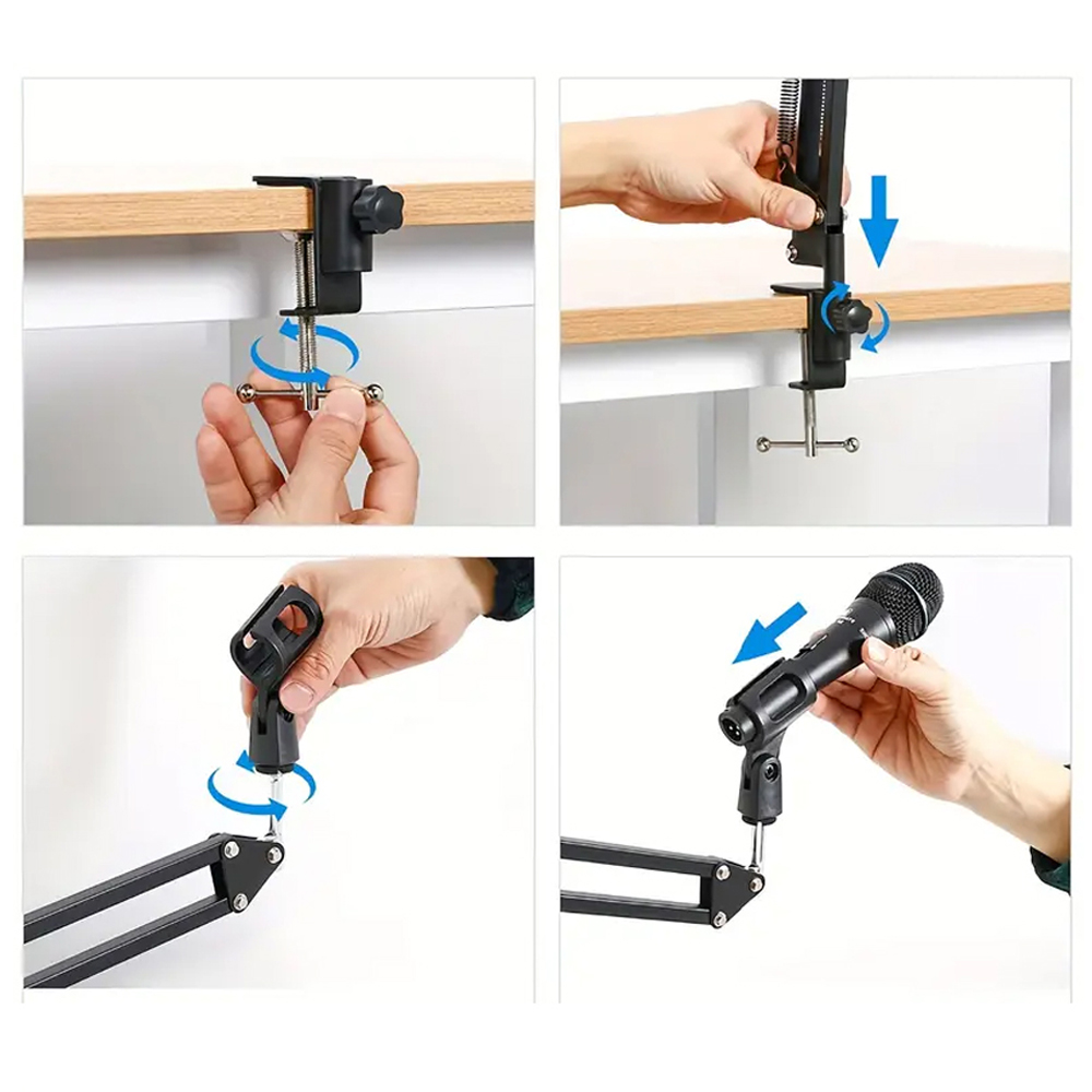 Soporte de micrófono extensibl - Microphone Arm Boom reseña y precio