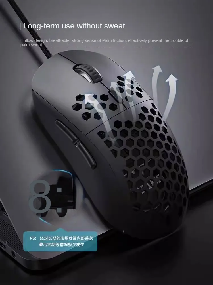 M1SE-ratón mecánico con cable  - Esports Gaming Mouse Weight Adjustable reseña y precio