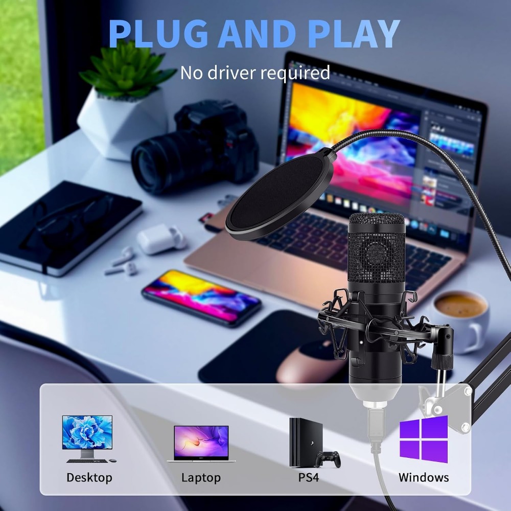 Kit de Micrófono de Condensado - Microphone Arm Boom reseña y precio