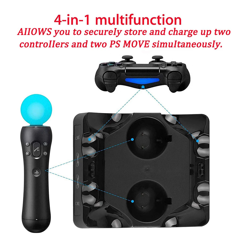Base de Carga 4 en 1 para Cont - Esports Gaming Station reseña y precio
