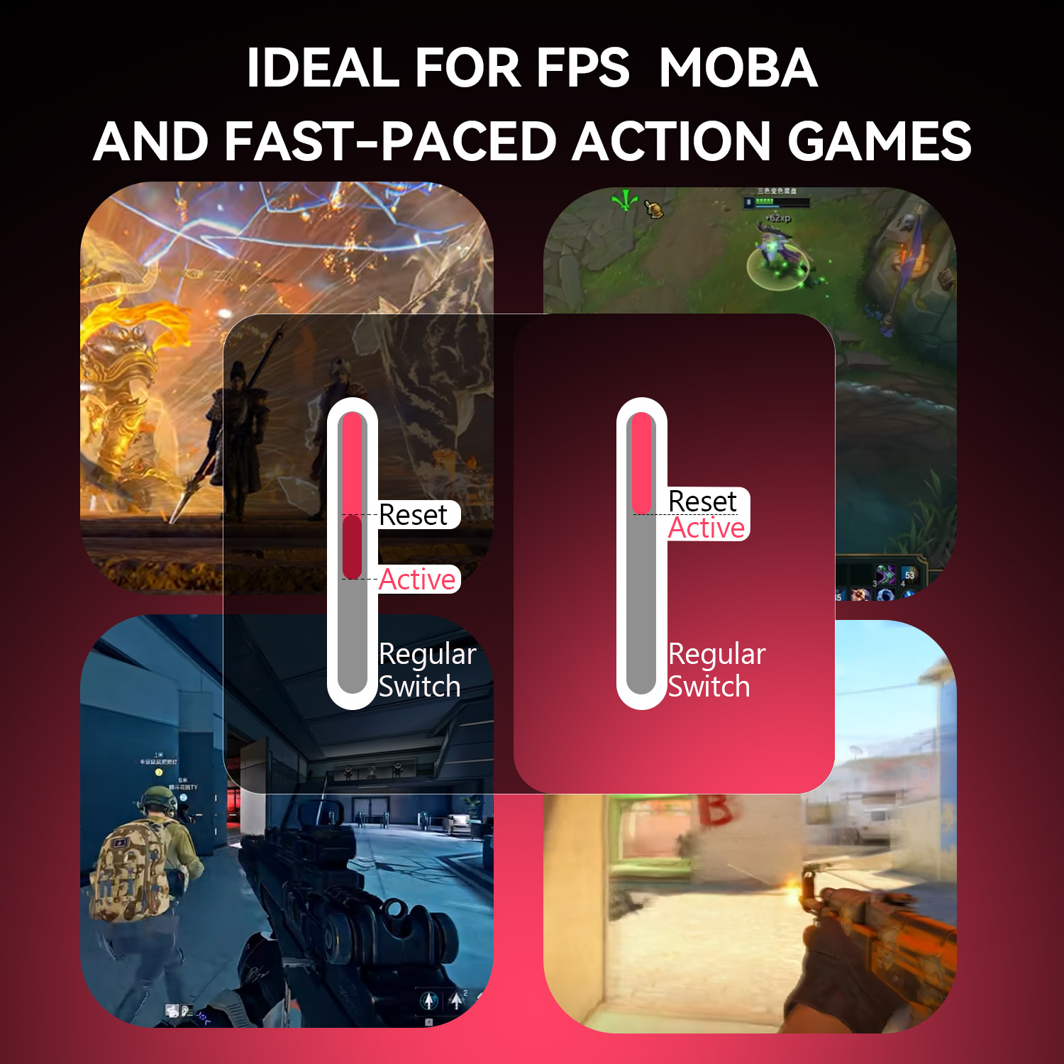 Teclado para Juegos DarkBeacon - Esports Gaming Competition reseña y precio