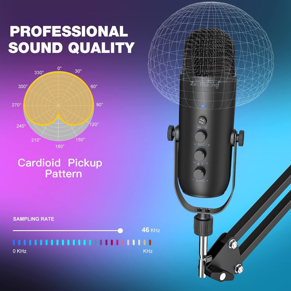 Micrófono con reducción de rui - Microphone Arm Boom reseña y precio