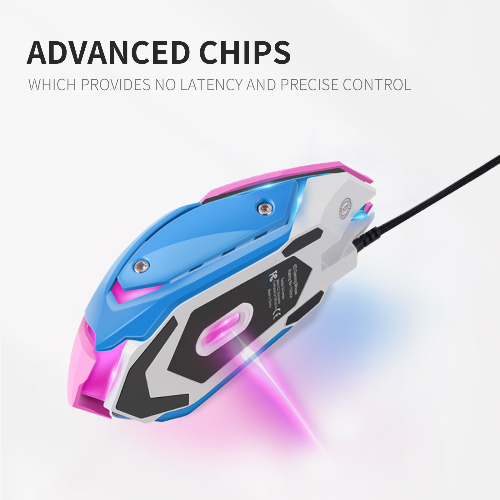 Ratón de Juego Silencioso con  - Esports Gaming Mouse Weight Adjustable reseña y precio
