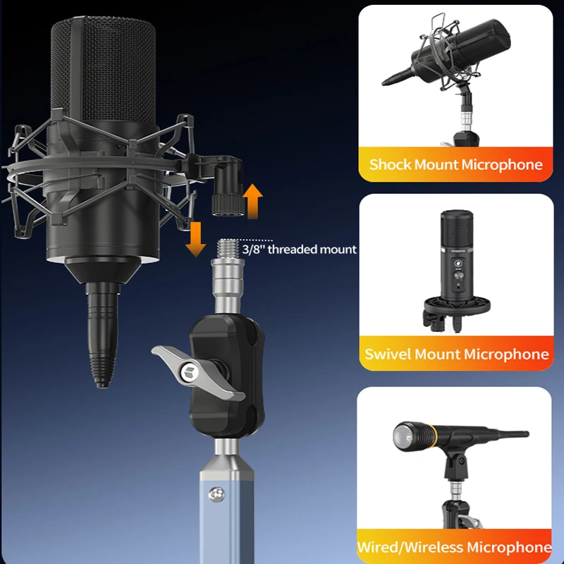 Soporte Profesional de Micrófo - Microphone Arm Boom reseña y precio