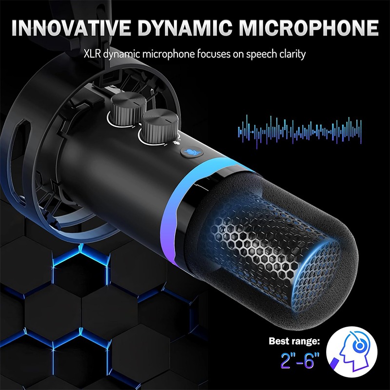 Micrófono USB para Juegos con  - Microphone Arm Boom reseña y precio